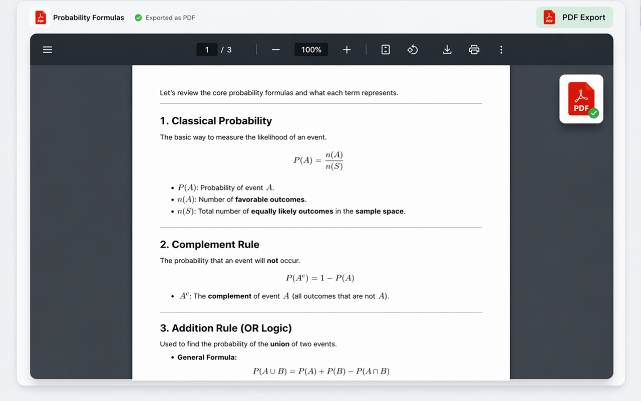 Export ChatGPT chat as PDF